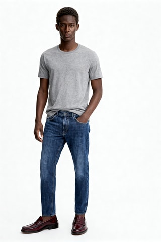 Pantalon relaxed - Bleu