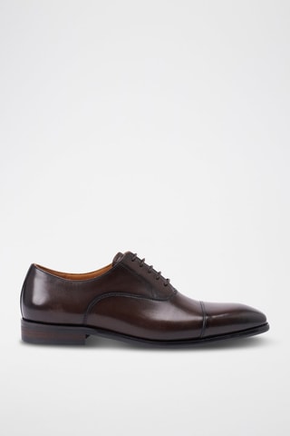Richelieus en cuir Oxford  - Marron