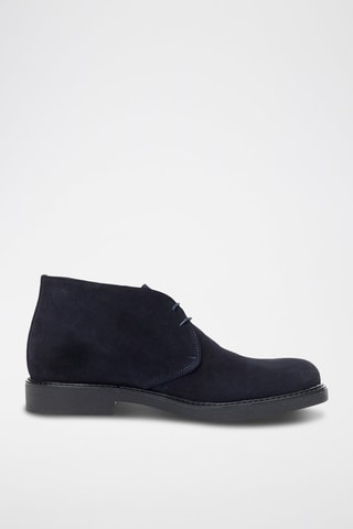 Bottines en nubuck Chukka  - Bleu