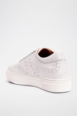 Baskets regular en cuir  - Blanc