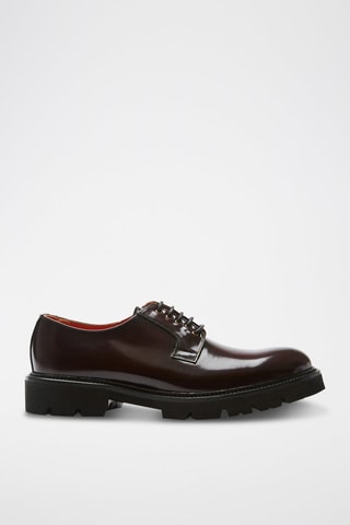 Derbys en cuir Regular - Rouge