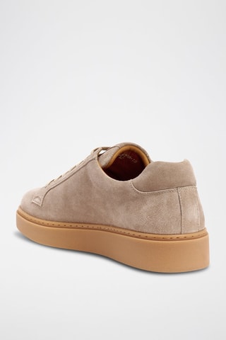 Baskets en nubuck  - Beige