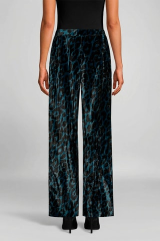 Calças - Azul-cobalto e preto