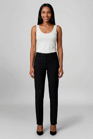 Calças de lã - Preto