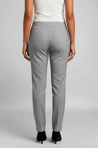 Calças de lã - Cinzento-claro