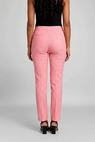 Calças de cintura alta - Rosa