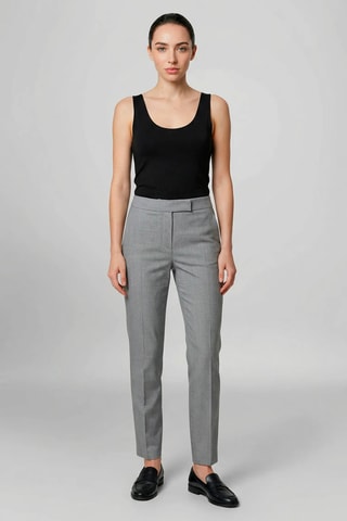 Calças de lã - Cinzento