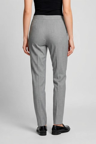 Calças de lã - Cinzento