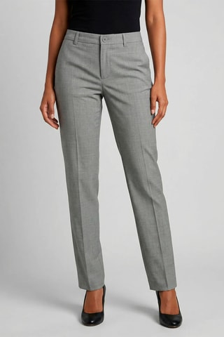 Calças de lã - Cinzento