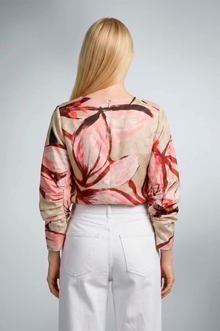Blusa - Rosa e branco