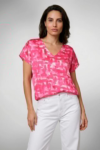 Blusa - Vermelho-framboesa