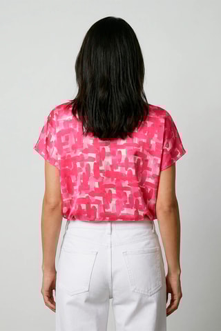 Blusa - Vermelho-framboesa