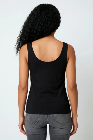 Camisola de alças - Preto