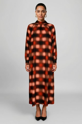 Vestido direito - Salmão