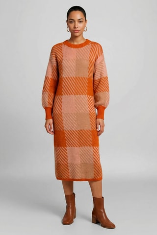 Vestido-camisola - Laranja