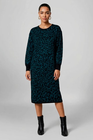 Vestido-camisola - Azul