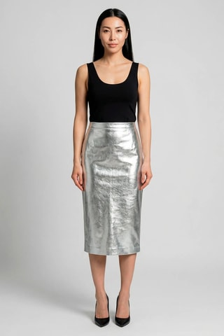Saia justa - Prateado