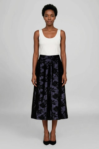 Saia direita - Preto