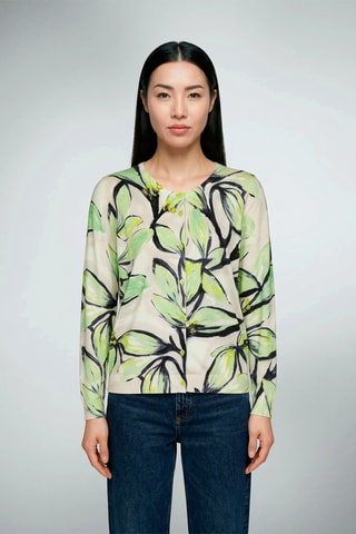 Casaco de malha - Verde-claro