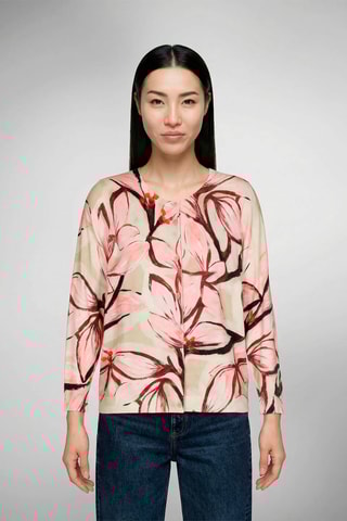 Casaco de malha - Rosa-velho