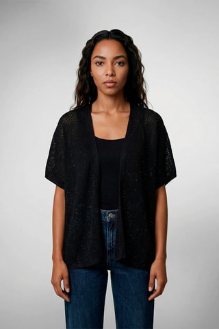 Casaco de malha - Azul-marinho