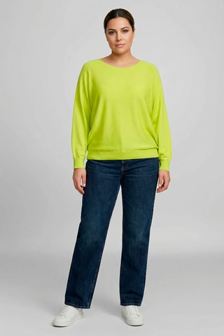 Camisola em seda - Verde-lima