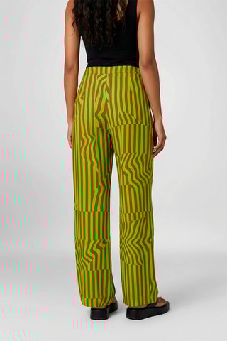 Calças largas - Verde