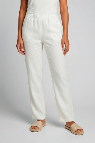 Calças em linho - Branco