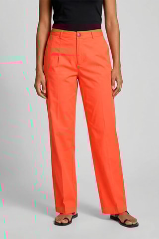 Calças largas - Laranja