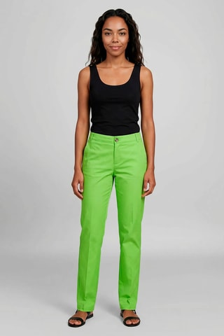 Calças chino - Verde-claro