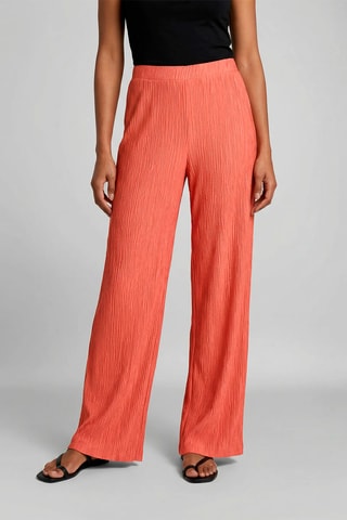 Calças largas - Coral