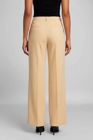 Calças largas - Bege