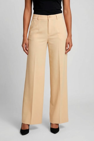 Calças largas - Bege