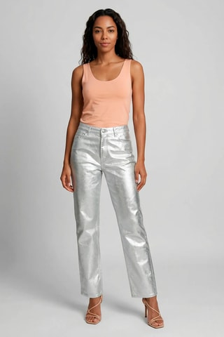 Calças - Prateado