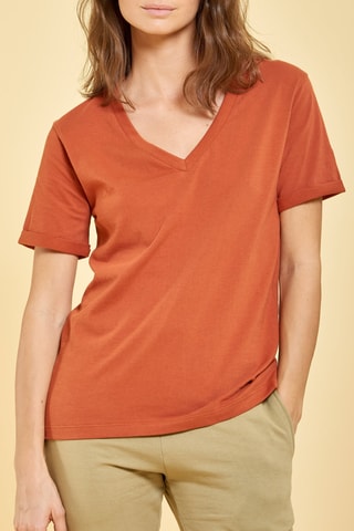 Camiseta Andrea - Rojizo