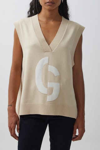 Chaleco Aimée - Beige