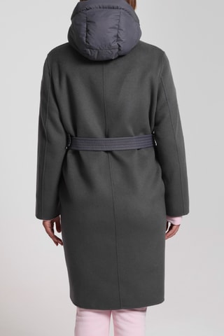 Abrigo de lana Aurelia - Antracita