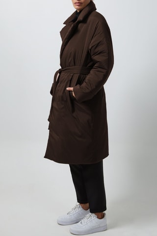Anorak largo Elvira - Marrón