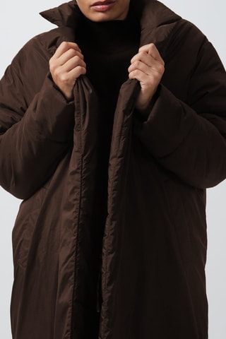 Anorak largo Elvira - Marrón