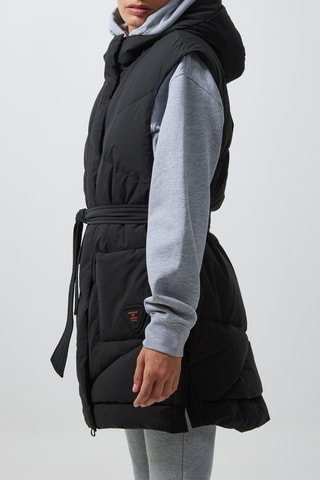 Chaleco con capucha Marinetta - Negro