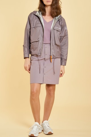 Chaqueta con capucha Evy - Violeta