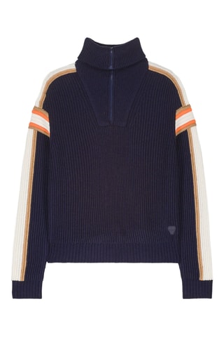 Jersey de lana Agathe - Azul noche