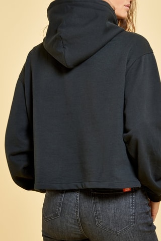 Sudadera con capucha Gisele - Negro