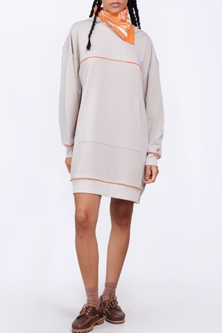 Vestido sudadera Gloria - Gris claro