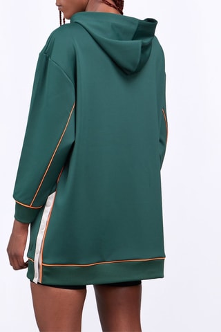 Vestido sudadera Gloria - Verde oscuro