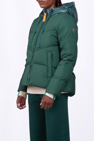 Anorak con capucha Leslie - Verde oscuro