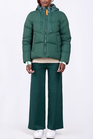 Anorak con capucha Leslie - Verde oscuro