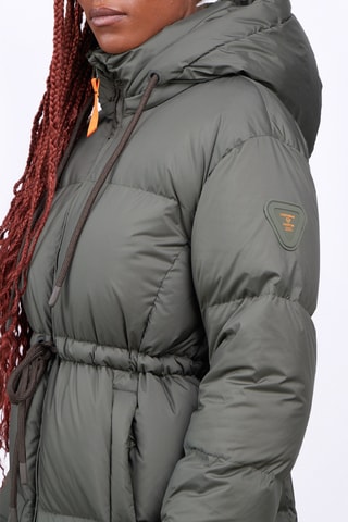 Anorak largo con capucha Tamara - Caqui