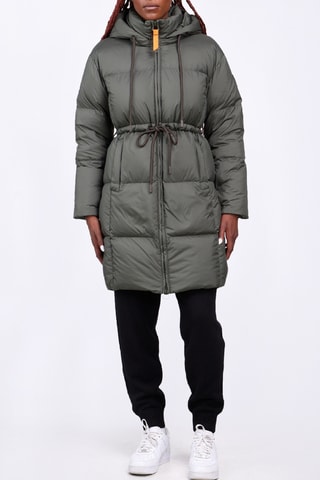 Anorak largo con capucha Tamara - Caqui