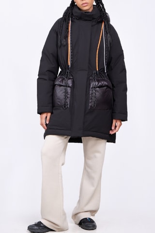 Parka reversible y chaleco Tracy - Negro